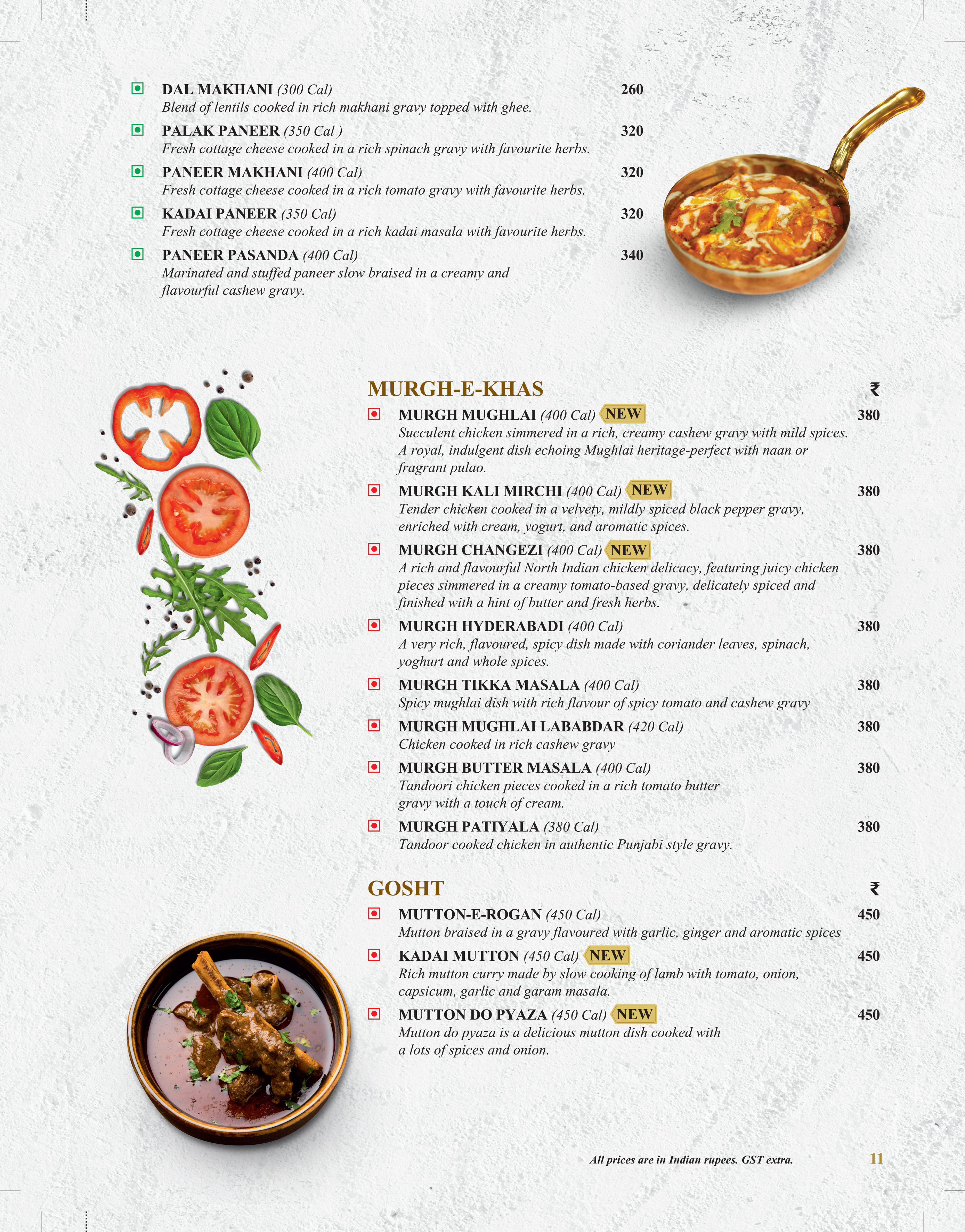 UpperCrust menu